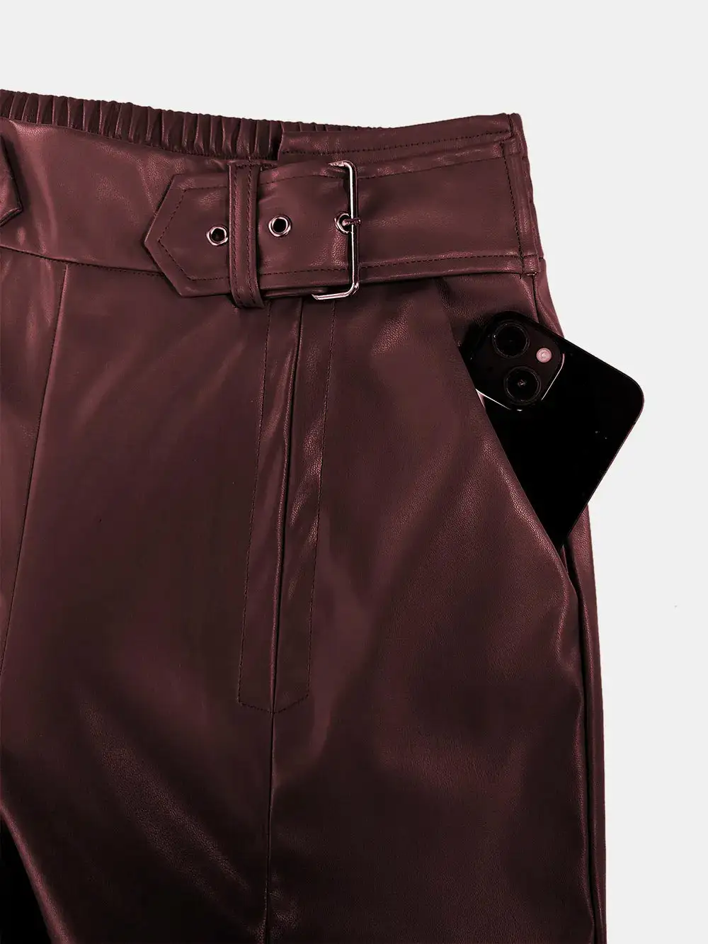 Wide Leg Elastic Waist Casual Versatile Pants