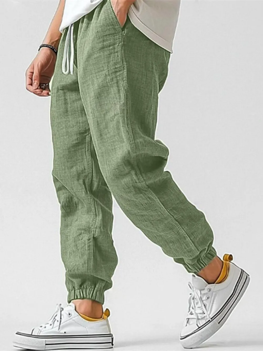 Roomy Cotton Linen Pants