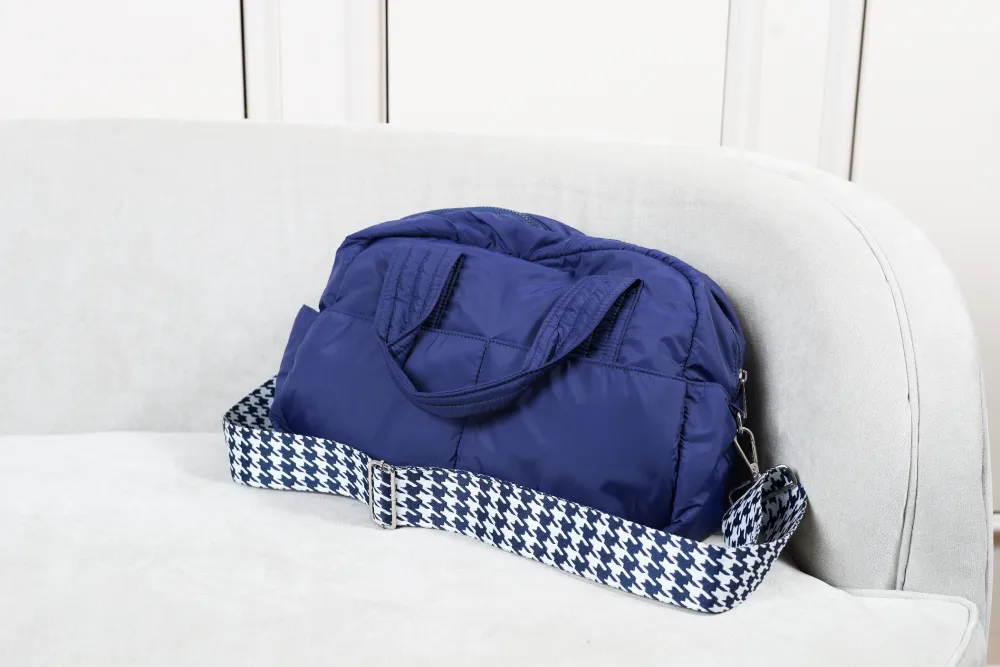 Fluffy Duffle Bag with Strap (Small)