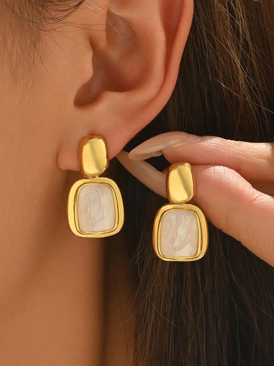 Subtle Textured Accent Earrings