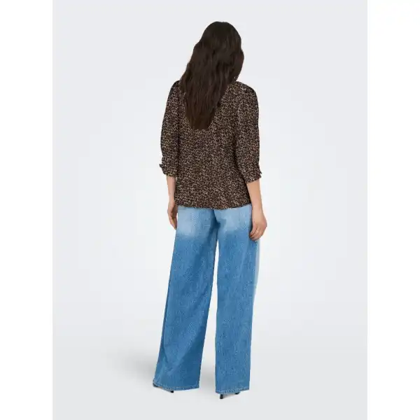 Three-Quarter-Sleeve Viscose Women's Shirt
