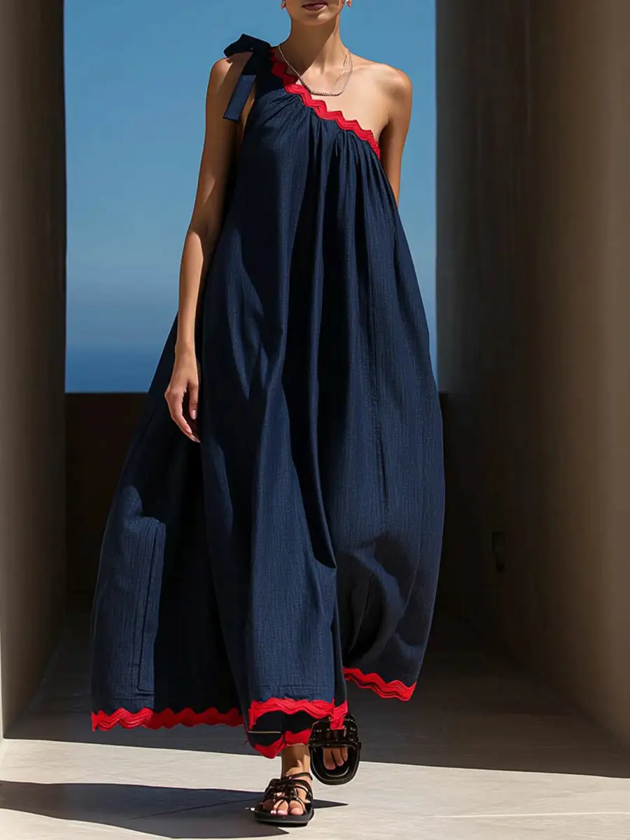 Pleated Maxi Dress
