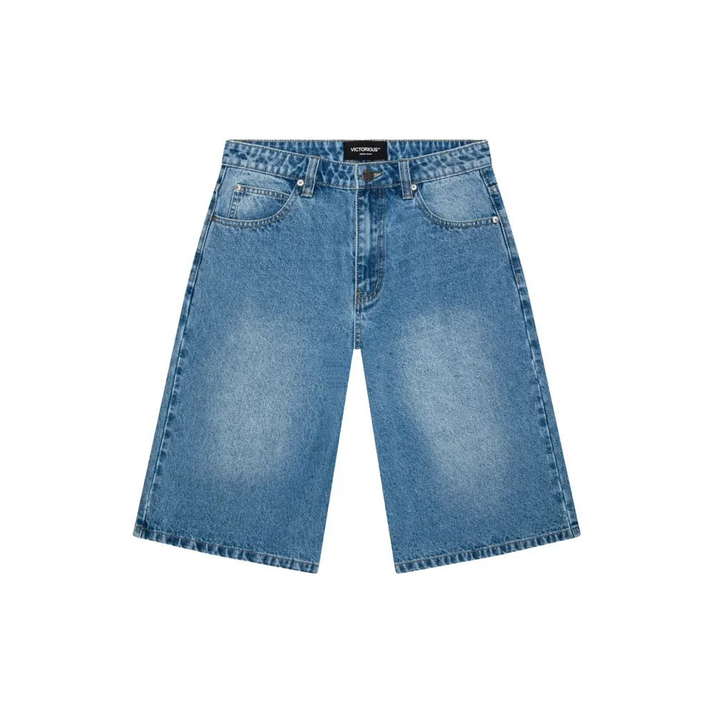 Victory Peak Loose Denim Shorts