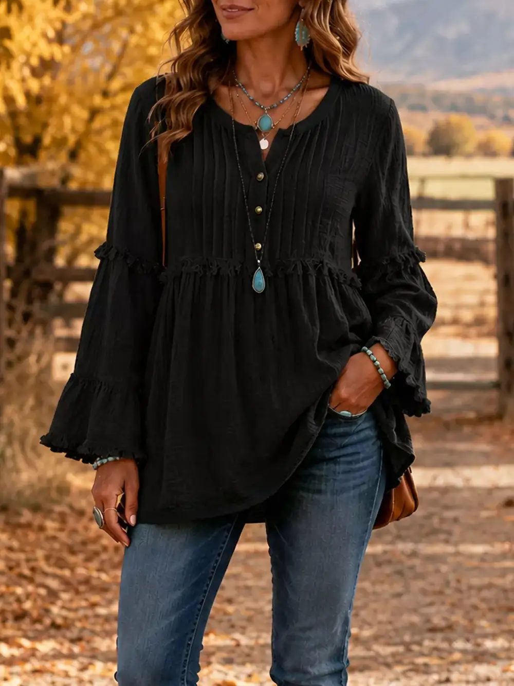 Long Sleeve Everyday Blouse