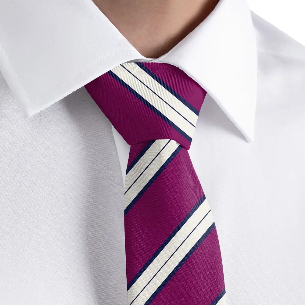 Modern Stripe Design Necktie