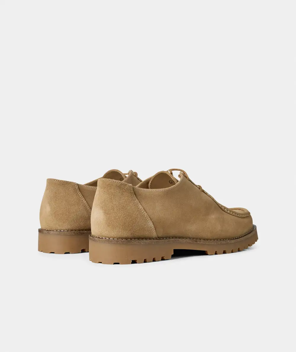 Refined Suede Moc Toe Shoes