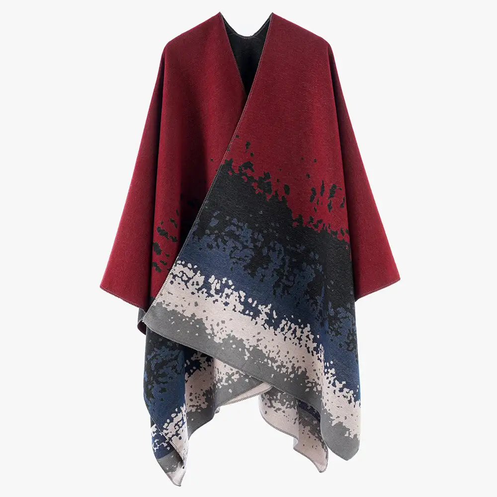 Jacquard Abstract Oversized Stole Scarf