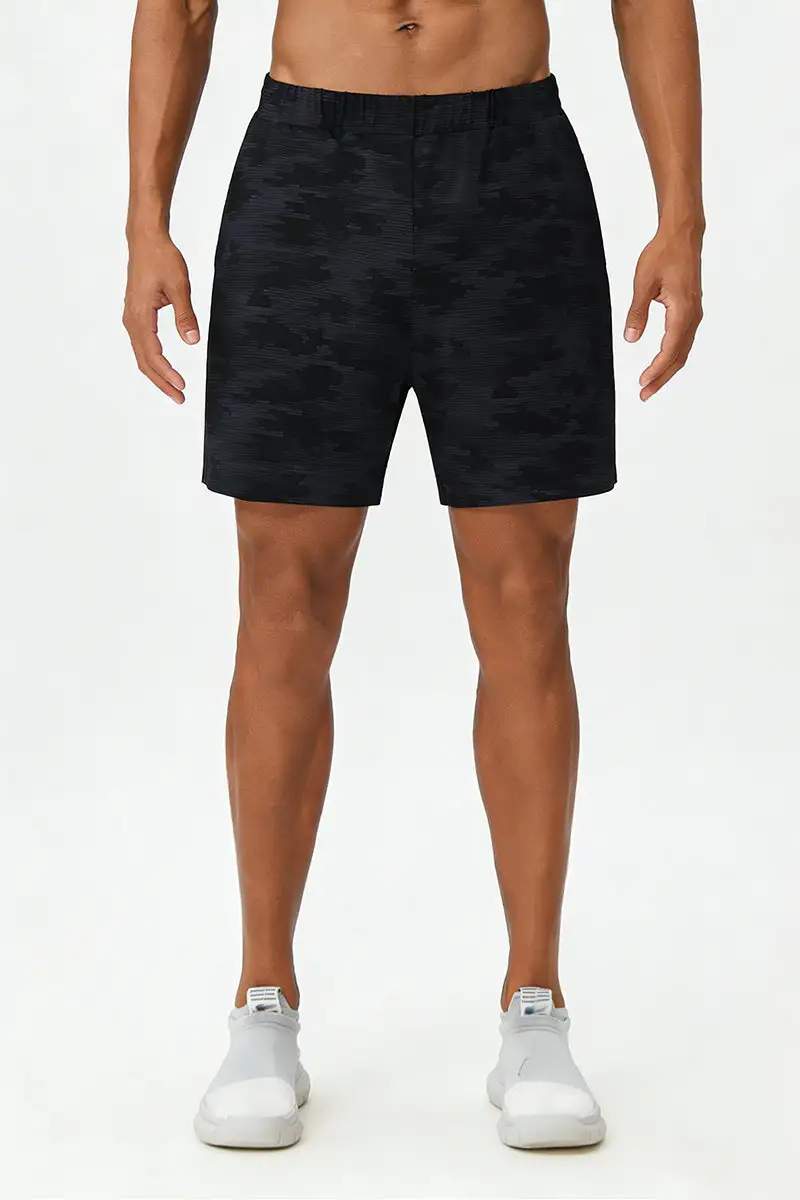 Breathable Side Pocket Mesh Athletic Shorts