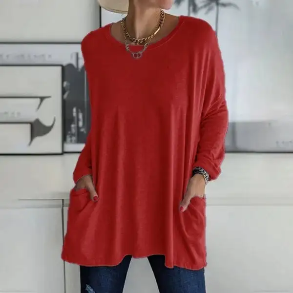  Relaxed Long Sleeve Top