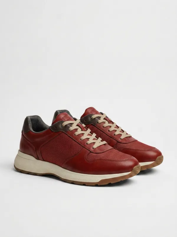 Men's Modern Streetwear Lace-Up Sneakers