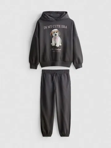 7-15yrs | Cotton Rich Hoodie and Joggers Set