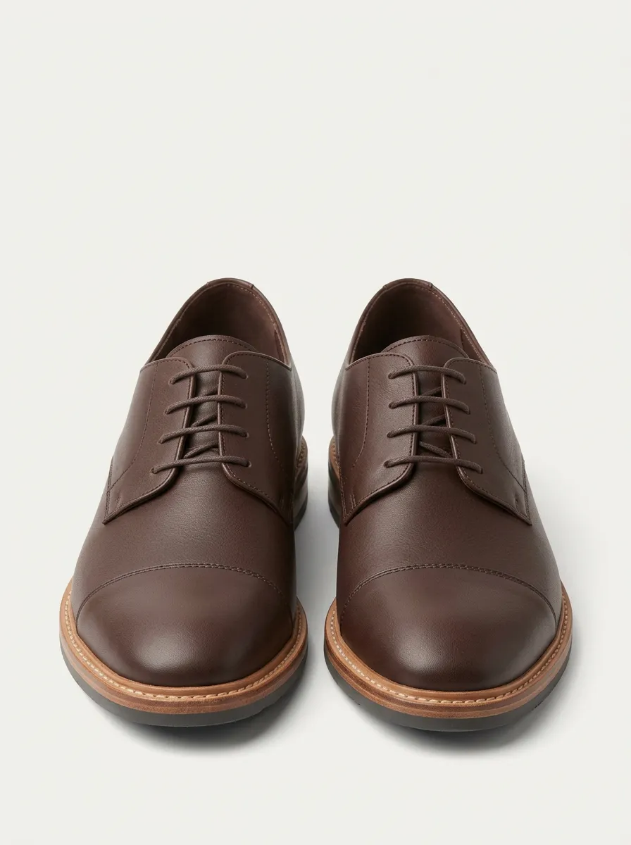 Men's Classic Cap-Toe Oxford Dress Shoes