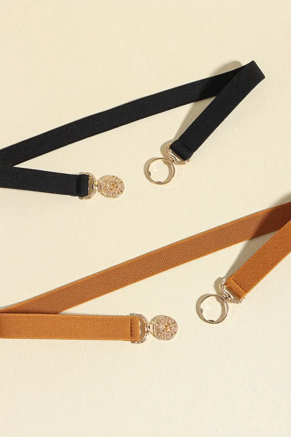 Modern Vegan-Leather Everyday Waist Belt