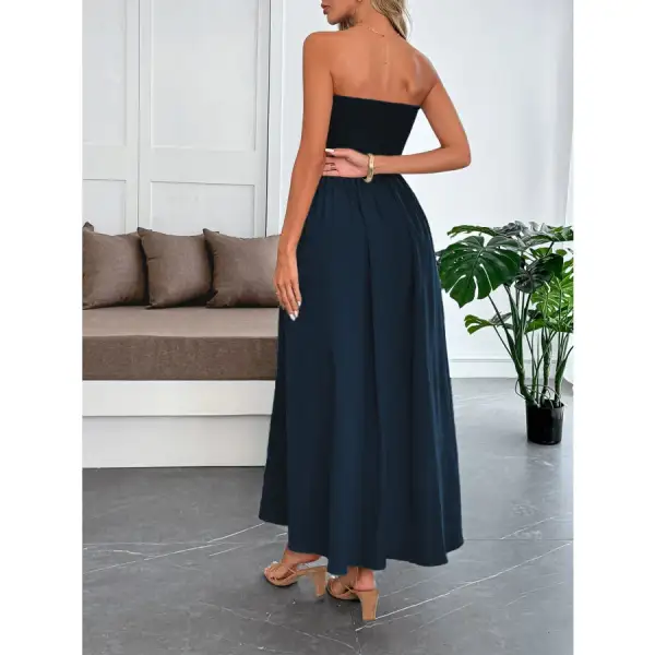 Smocked Tube Maxi Dress