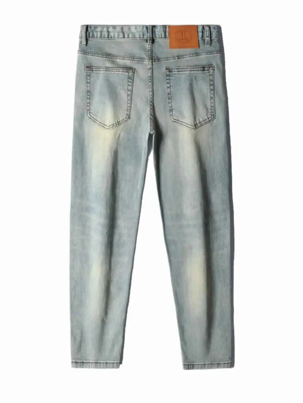 Soft Touch Distressed Slim Fit Jeans