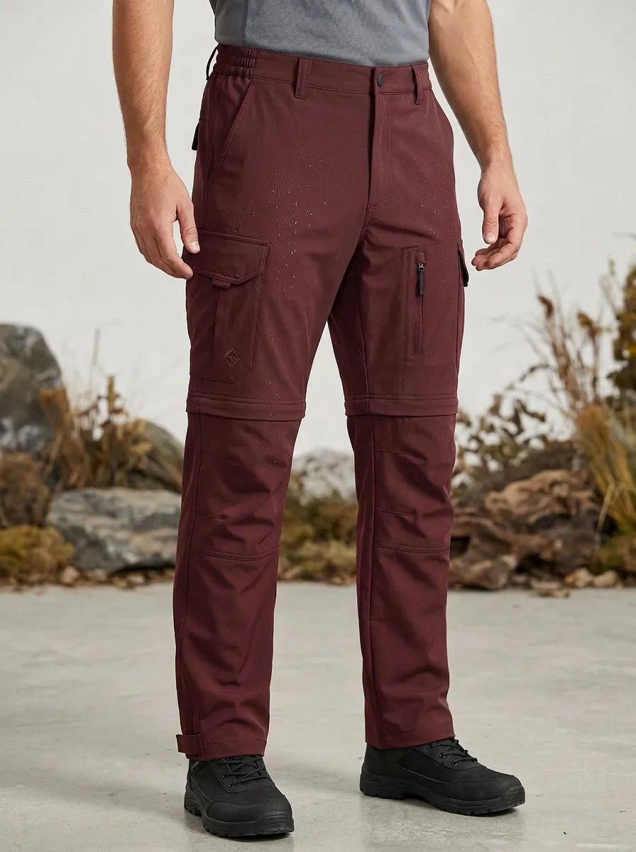 Men's Summit All-Terrain Waterproof Zip-Off Tactical Cargo Pants