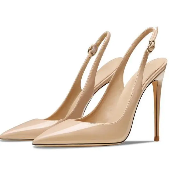 Elegant Pointed Toe Stiletto Slingback Pumps