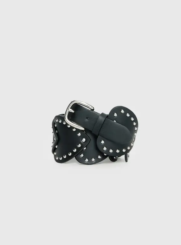 Soft Studded Buckle Belt