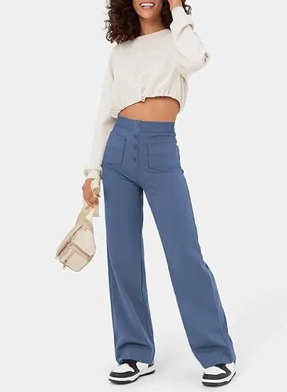 High Waist Everyday Casual Pants