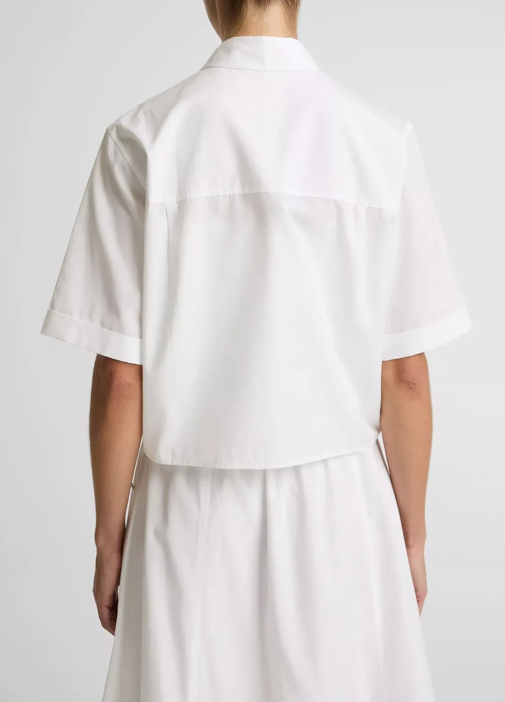 Cropped Short-Sleeve Shirt