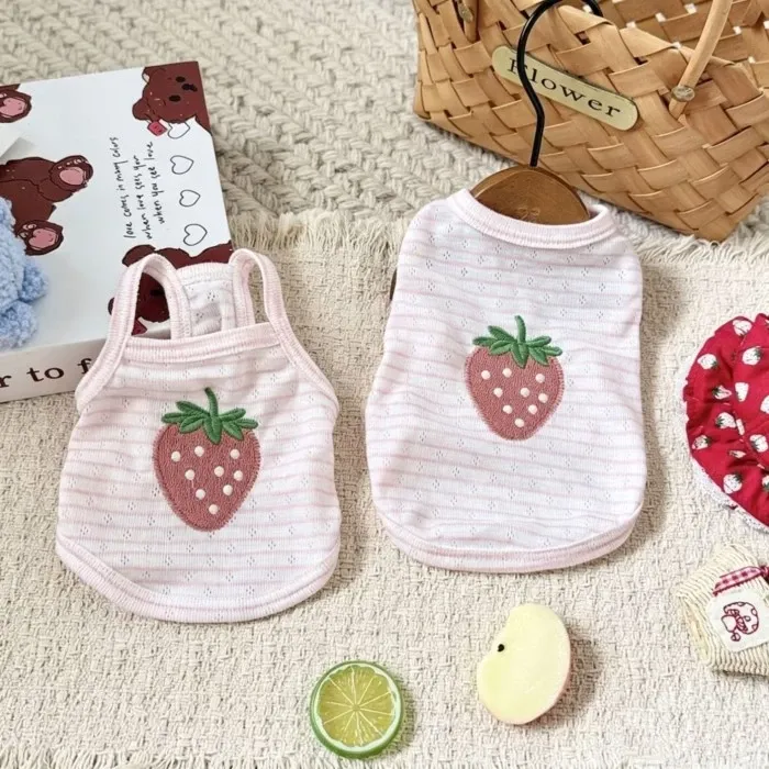 Summer Western Style Sling Puppy Thin Clothes Teddy Bichon Schnauzer Pet Small Puppies Pomeranian Vest