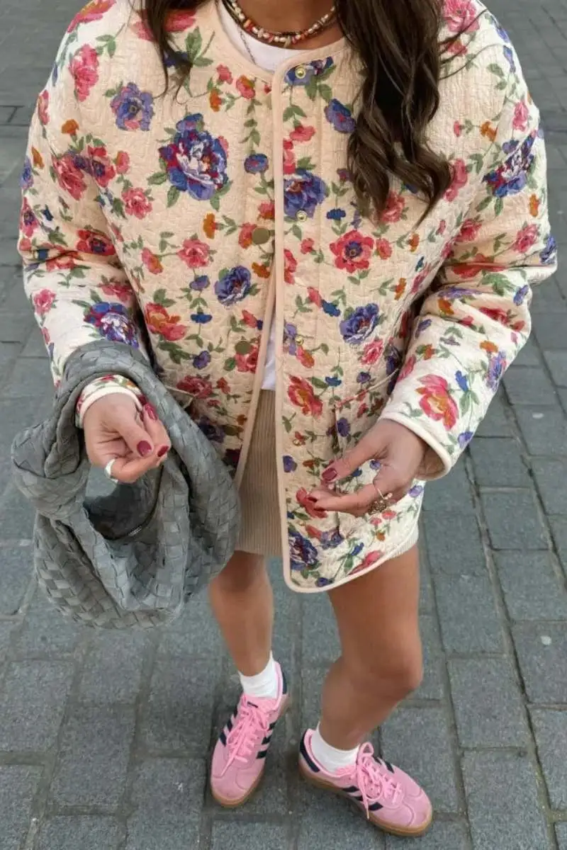 Floral Relaxed Classic Jacket