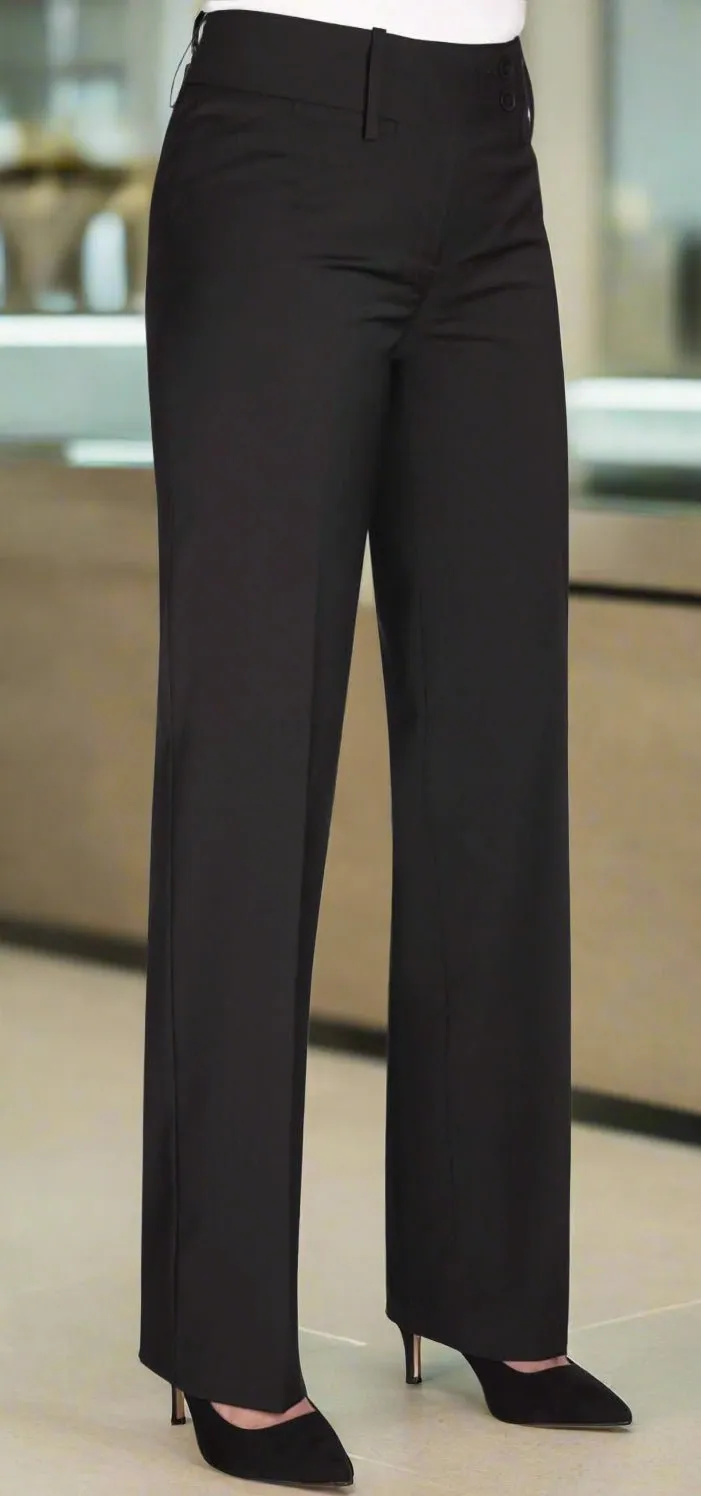 Women's Parallel Leg Stretch Suit Trousers