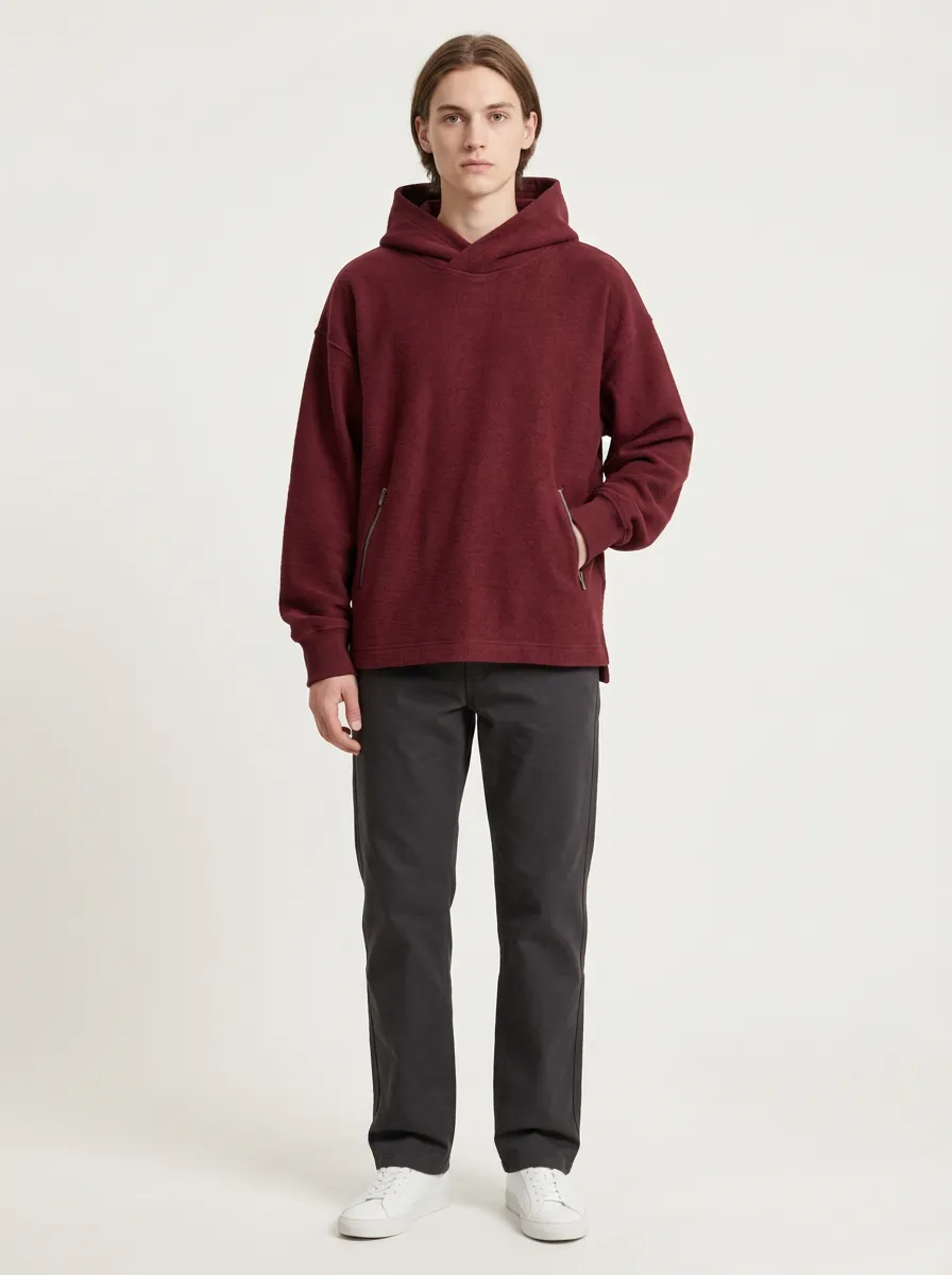 Easygoing Casual Unisex Hooded Sweatshirt