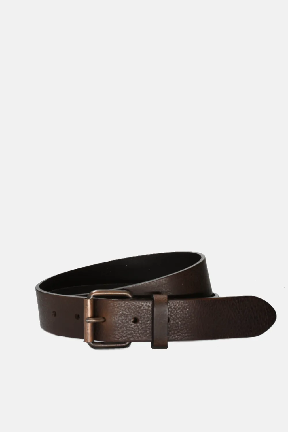Smooth Leather Buckle Belt