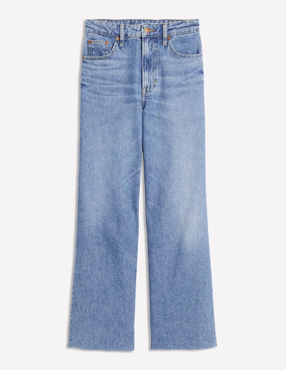 High Rise Straight Crop Jeans