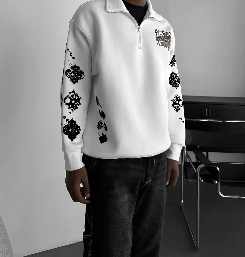 Weekend Relaxed Zip Front Sweatshirt