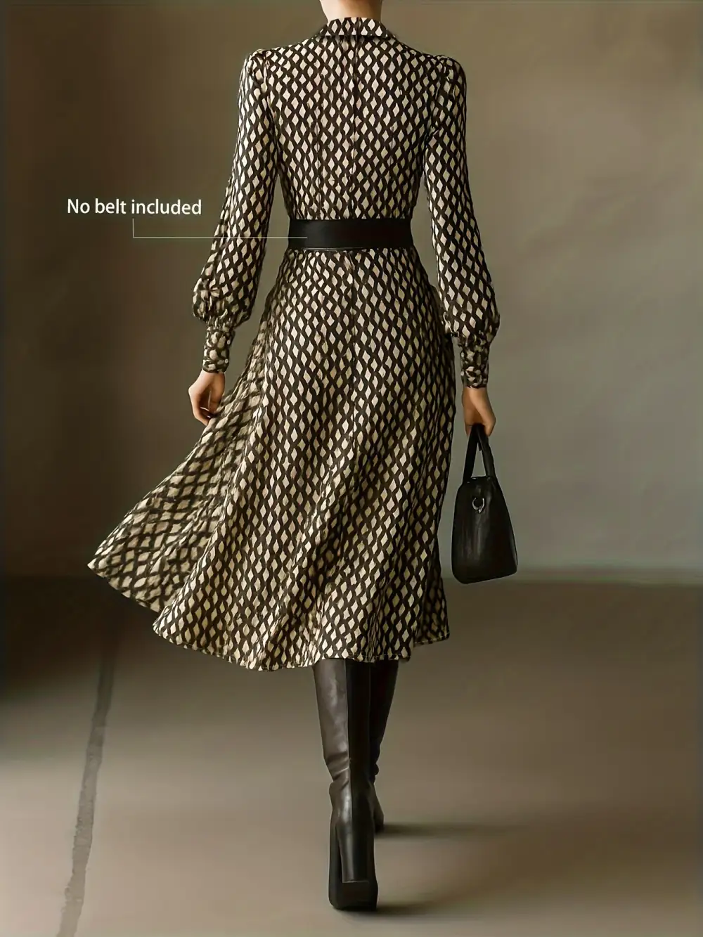 Soft Long Sleeve Midi Dress
