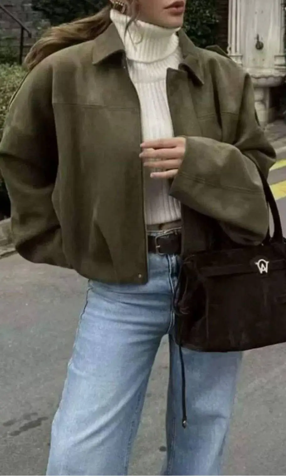 Premium Batwing Sleeve Long Bomber Jacket