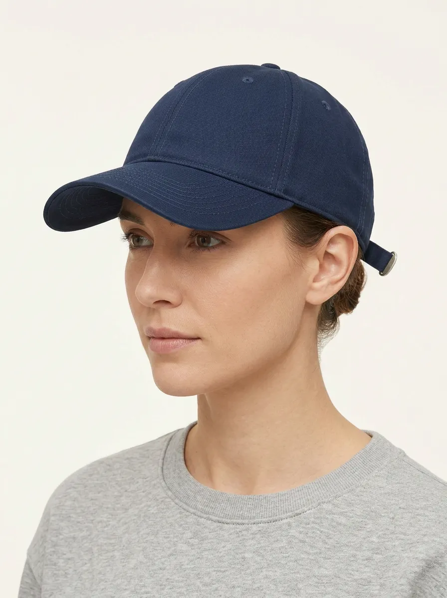 Unisex Minimalist Plain Graphic Curved-Brim Baseball Cap