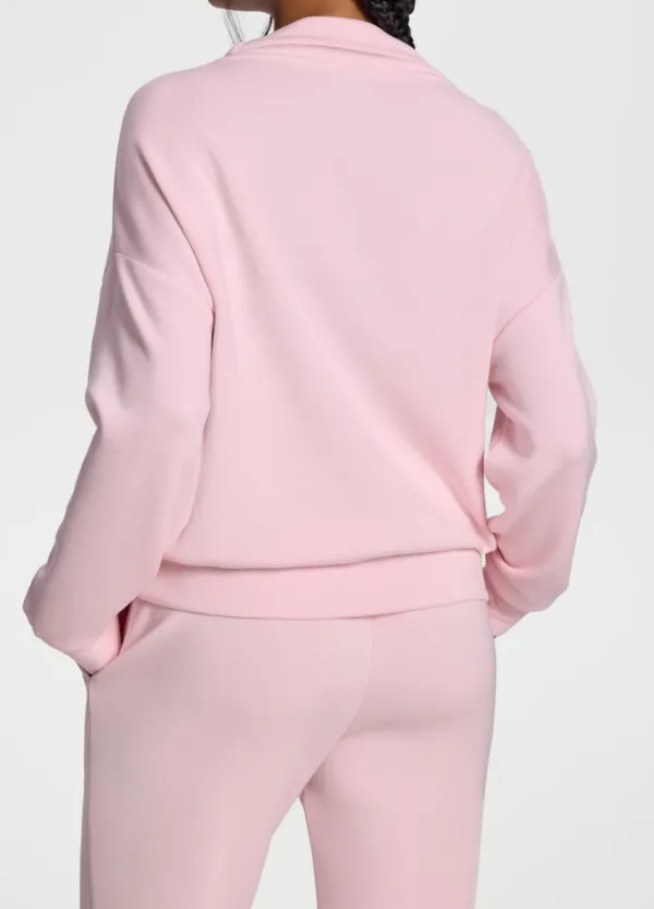 Soft Structured Half-Zip Pullover
