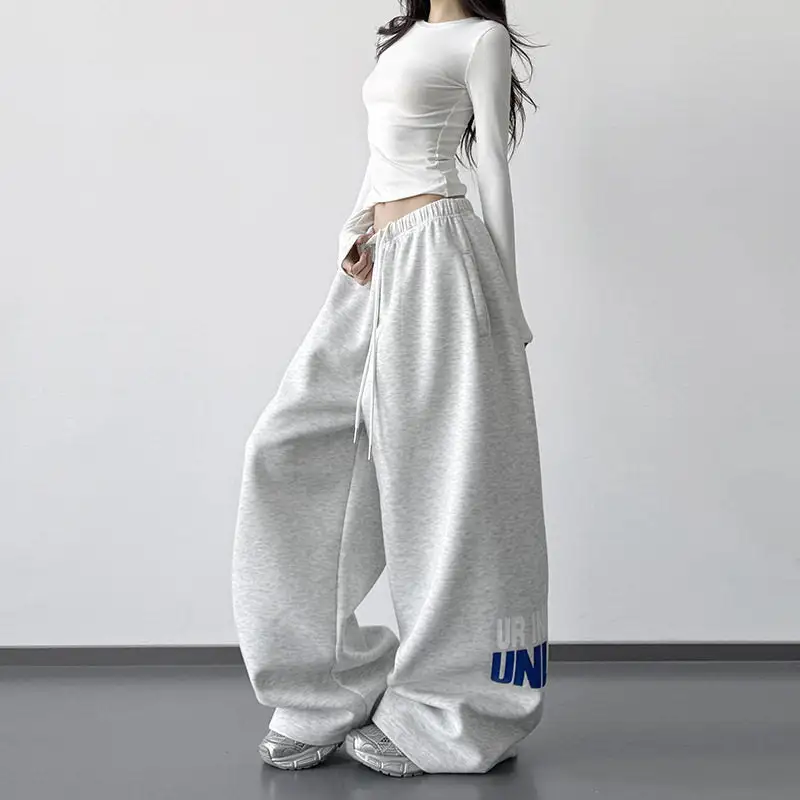 Women's Drawstring Printed Sweatpants