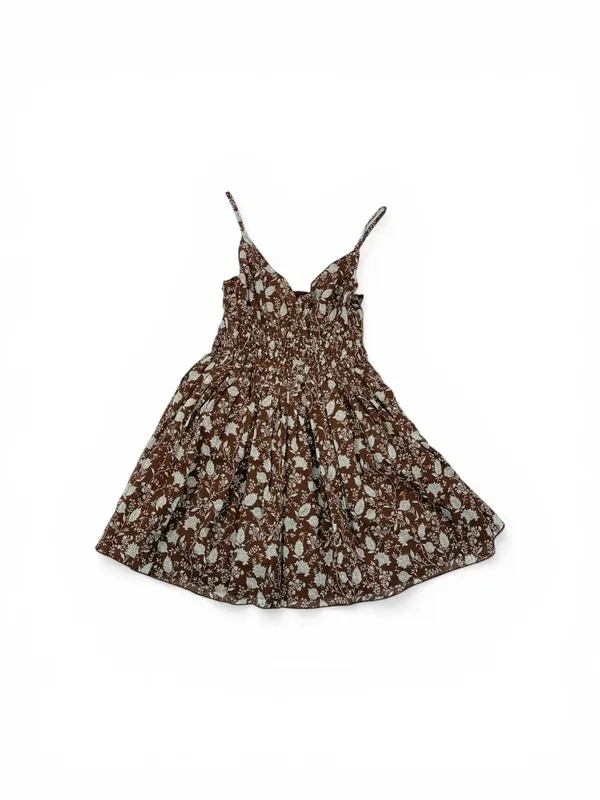 Tie Waist Printed Dress