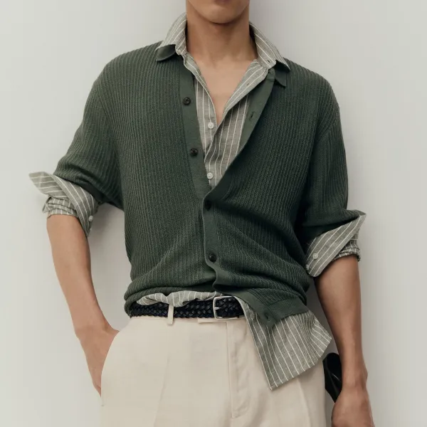 Men's Refined Short Sleeve Linen