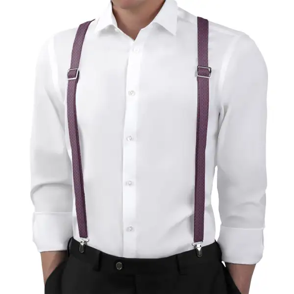 Faux Weave Theme Suspenders