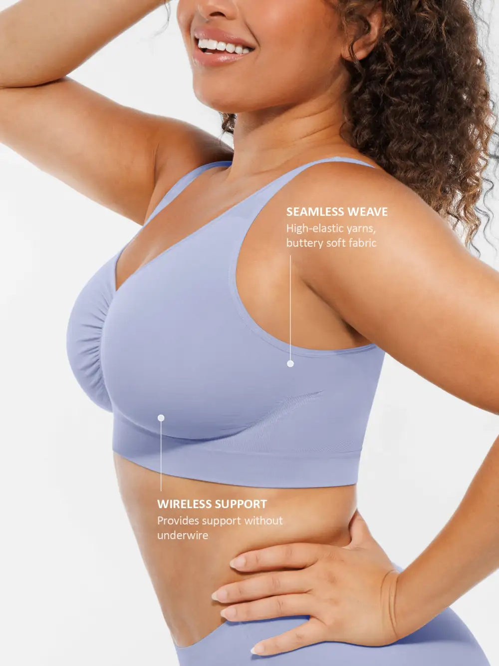 Seamless Full Coverage Support Bra