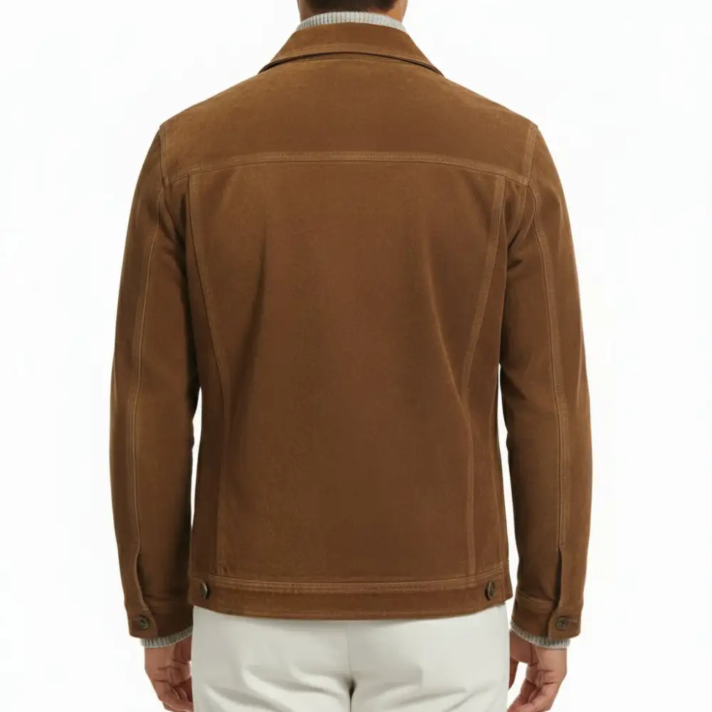 Everyday Suede Trucker Jacket