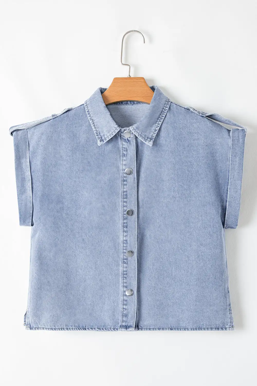 Cap Sleeve Shirt Blouse