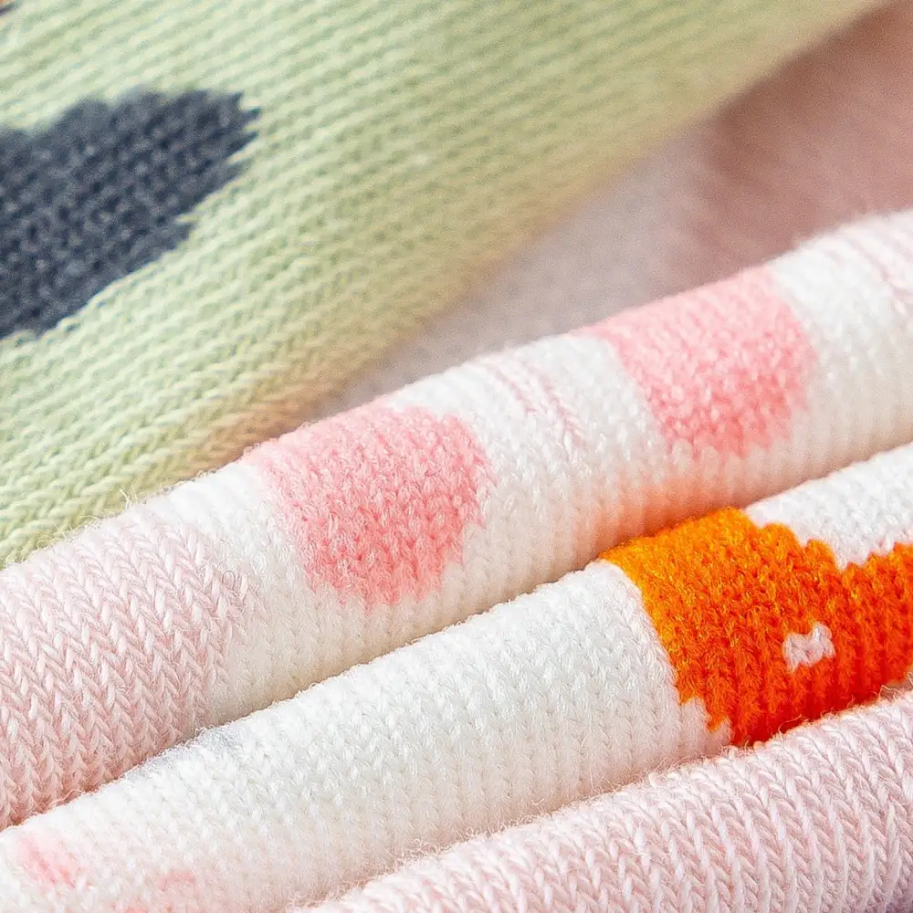 Whimsical Animal Pattern Footie Socks