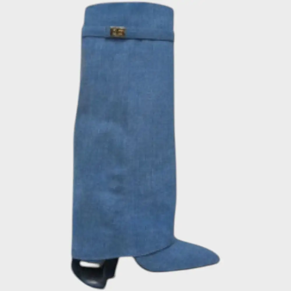 Square Toe Suede Tall Boots