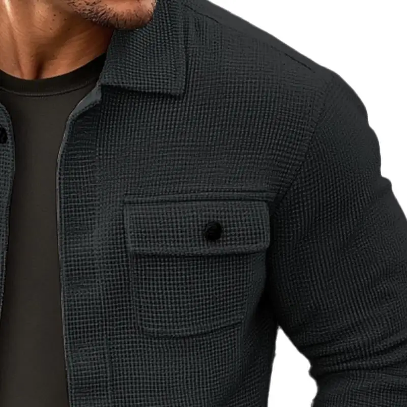 Waffle Button Jacket