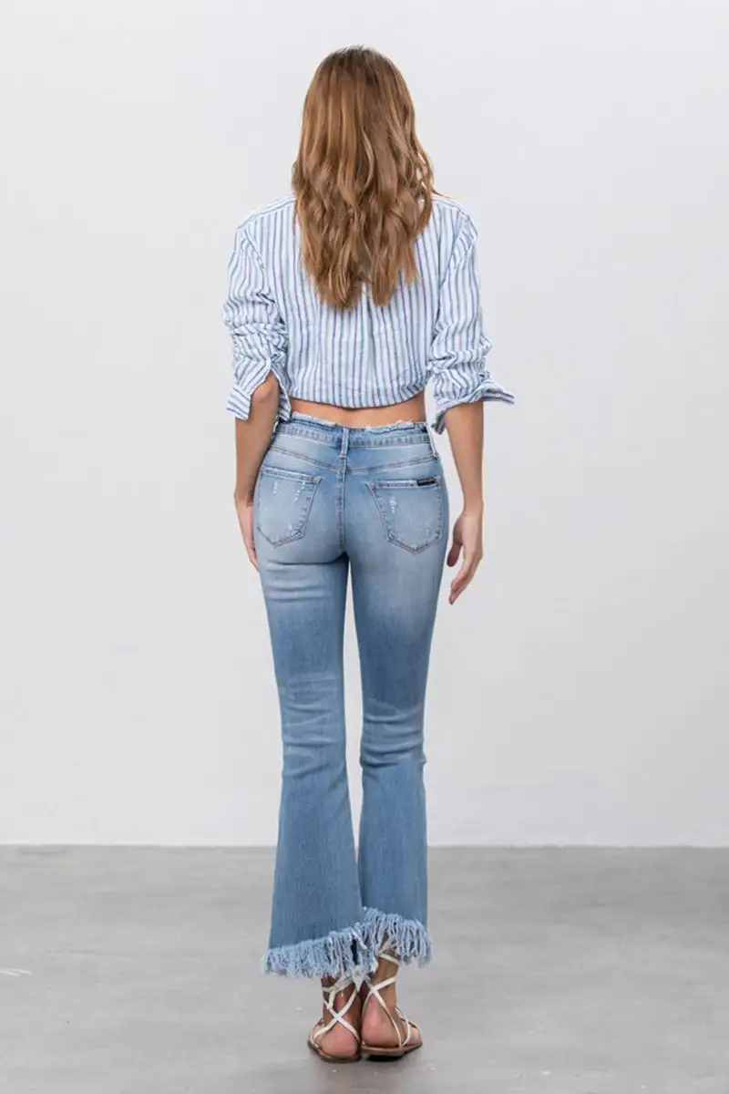 Cropped Flare Jeans
