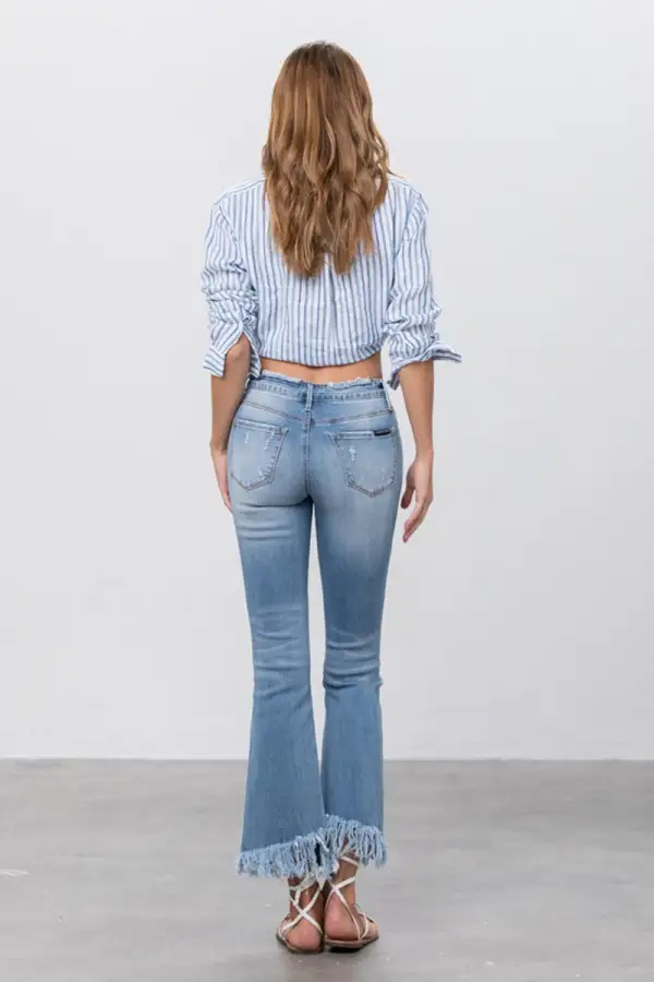 Cropped Flare Jeans