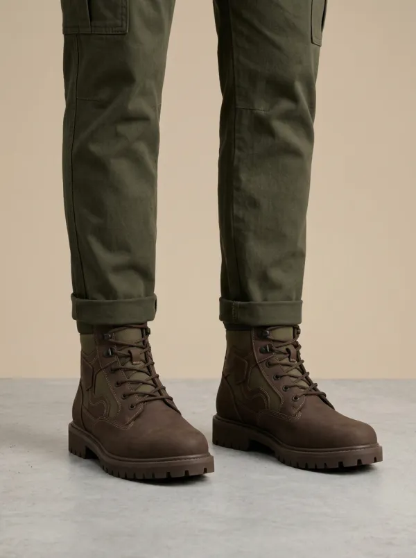 Unisex Tactical Style Camo Print Work Boots