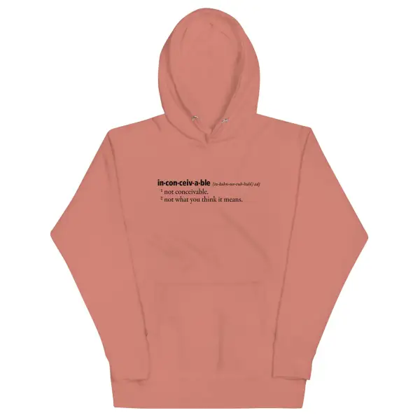 Inconceivable Definition Unisex Comfort Hoodie