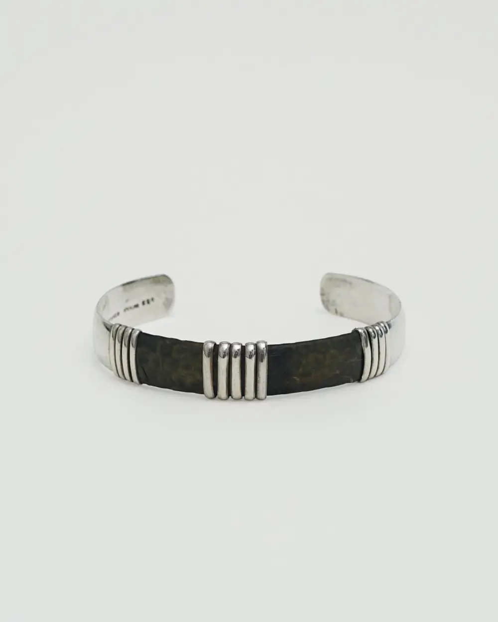 Cuff Bracelet with Leather
